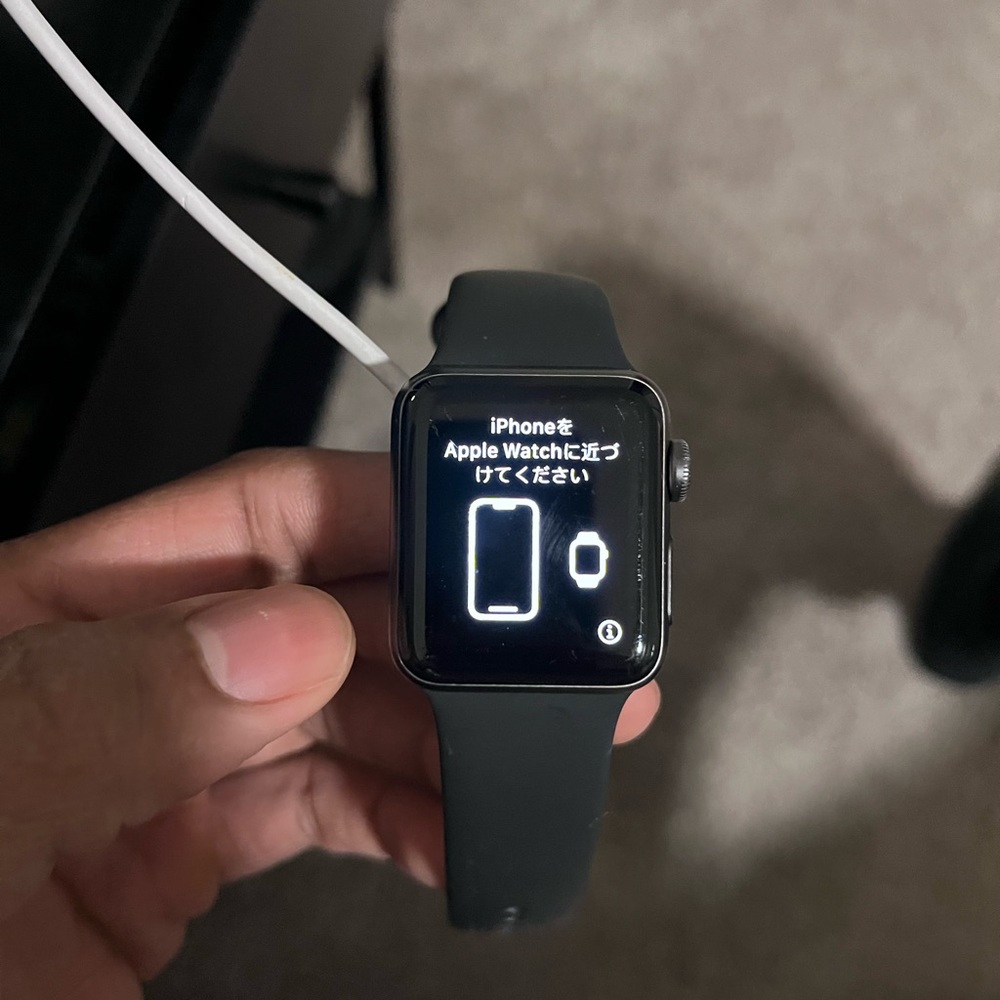 Apple Watch Series 3 with Black Band